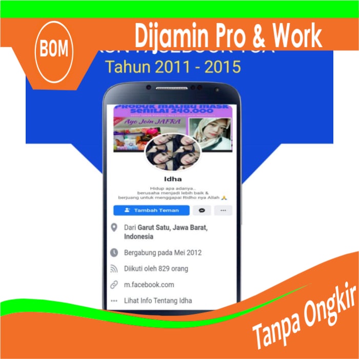 Garansi Akun Facebook Tua Year Support Bm & Ads
