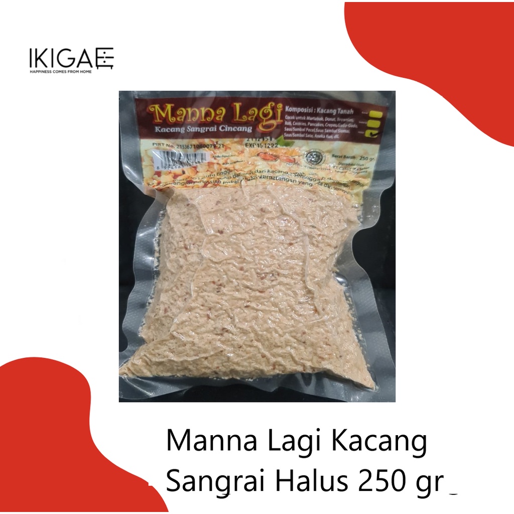 MANNA LAGI KACANG SANGRAI SERBAGUNA 250 GR