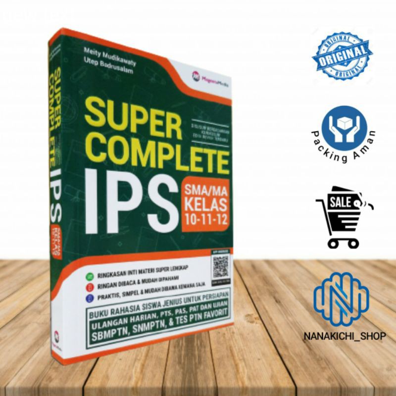 

BUKU PELAJARAN SMA IPS KELAS 10, 11, 12 SUPER COMPLETE IPS