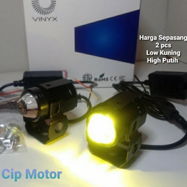Premium.. Lampu D2 Laser Mini Driving Led foglamp Driver kipas - Moto DLM