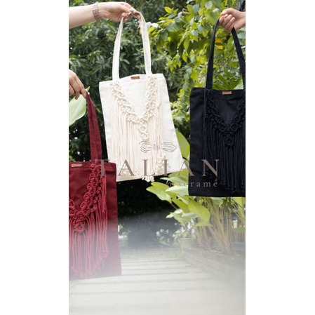 Sanna macrame totebag