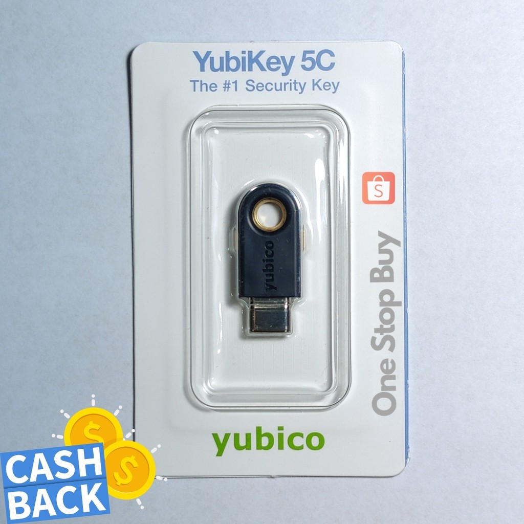 Yubikey 5C - READY STOCK - Hardware Based Security Key USB C
