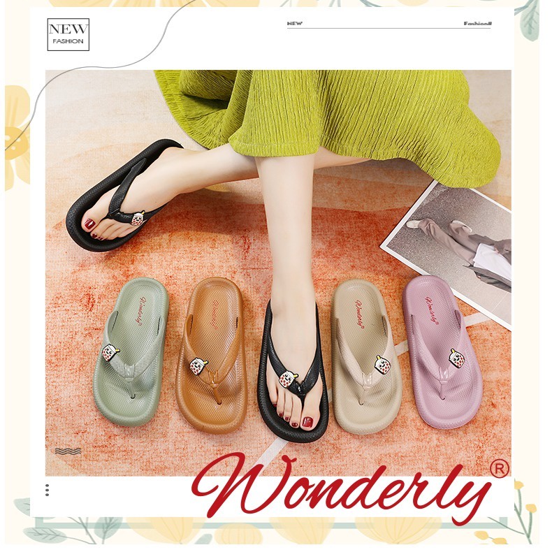 M2288-2 [WONDERLY] SENDAL JEPIT WANITA ANTISLIP WONDERLY SANDAL JEPIT WANITA SANDAL JEPIT BOBA