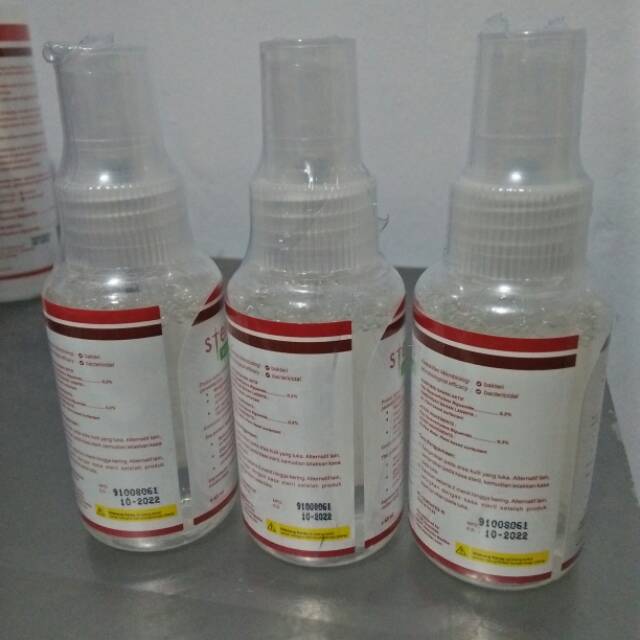 Sterobac spray 65ml wound cleanser cairan pencuci dan pembersih luka tanpa rasa perih