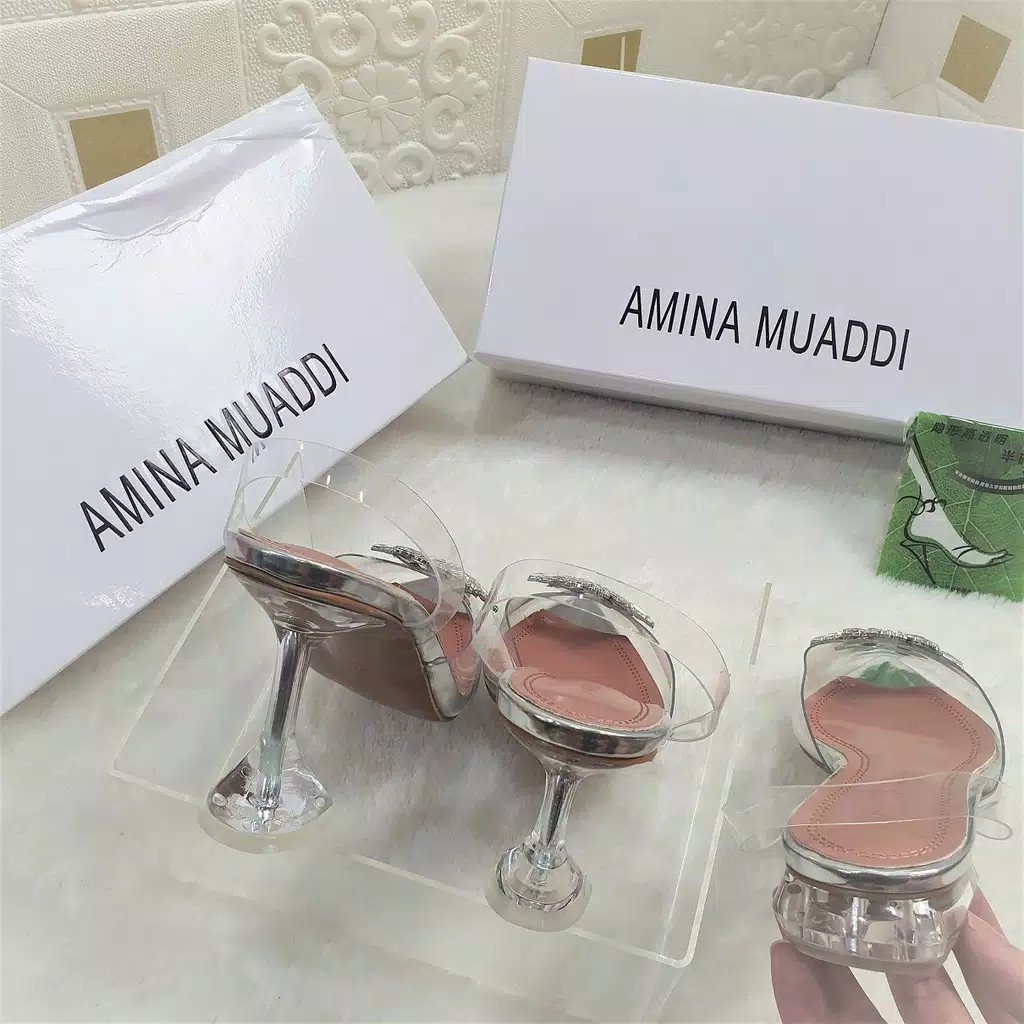 Amina Muaddi Heels 3cm 7cm 9cm