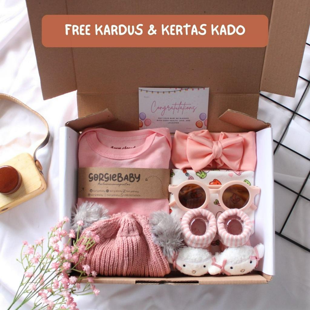 Hampers Newborn Set CLASSIC - Baby Hampers Premium Kado New Born Kado Bayi Paket Hampers Bayi GORGIEBABY