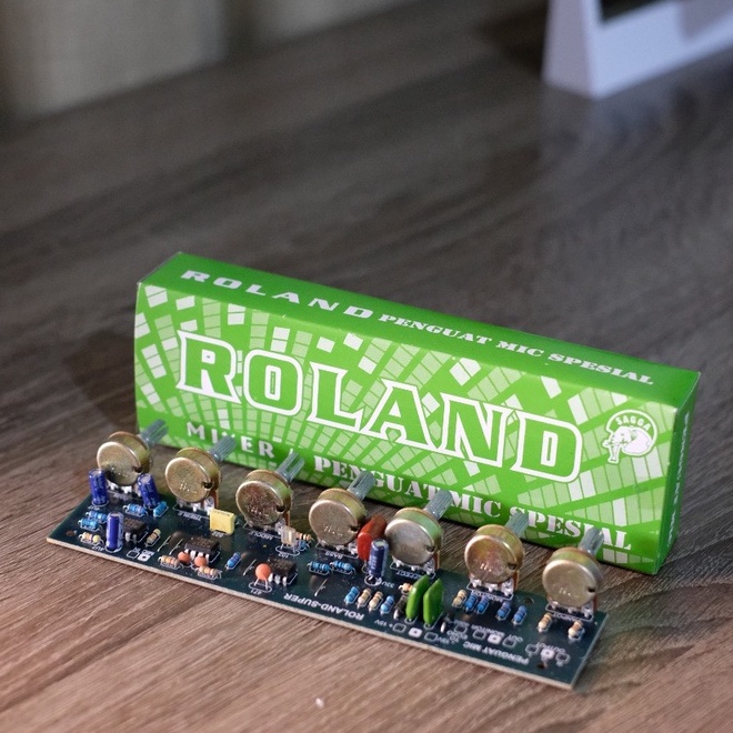 Kit penguat mic 7 potensio roland