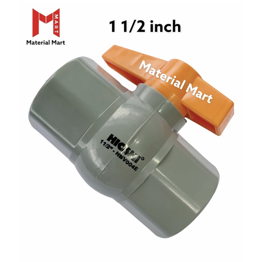 Ball Valve 1 1/2&quot; | Stop Kran 2 Inch | Keran PVC | Ball Valep 1 1/2 Inch | Material Mart