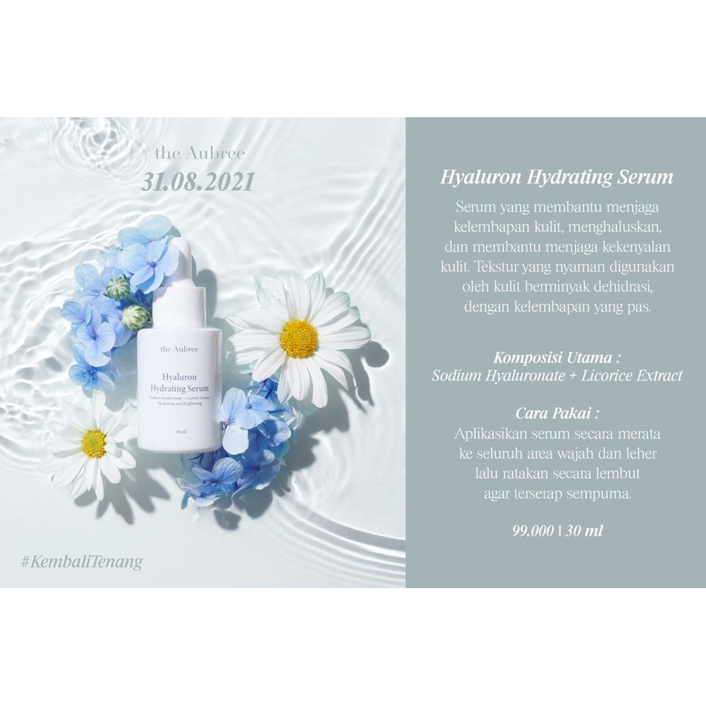 [NEW] the AUBREE Hyaluron Hydrating Serum 30 ml