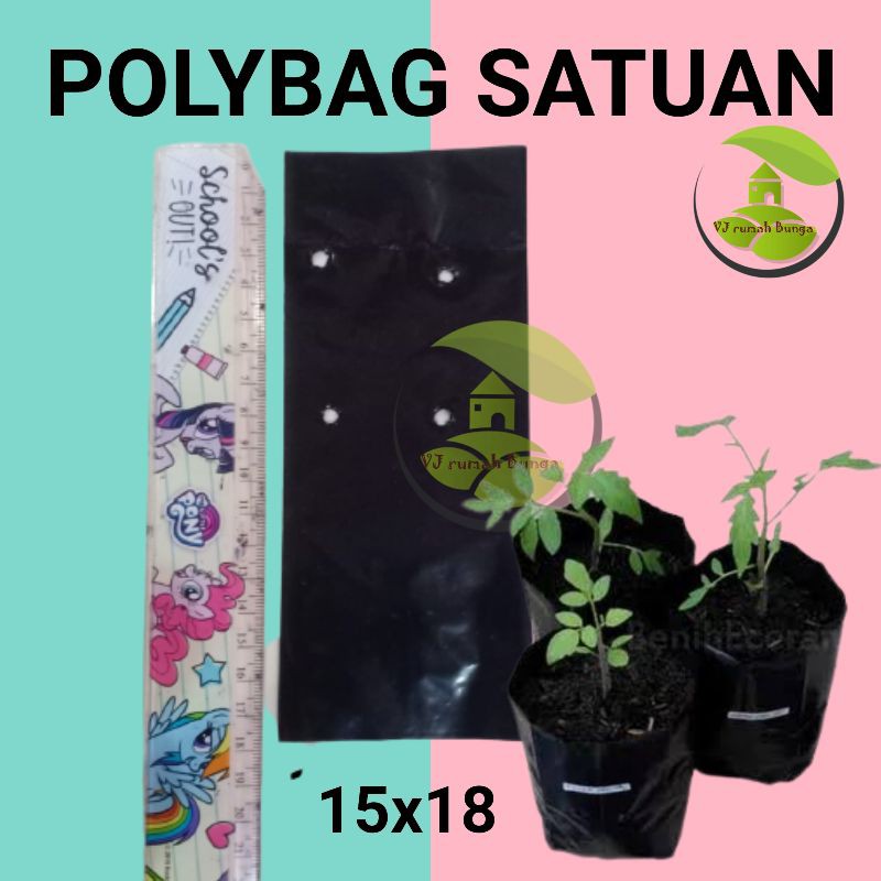 Paket Polybag Tanaman Tebal isi ratusan plastik polybag polibeg planter