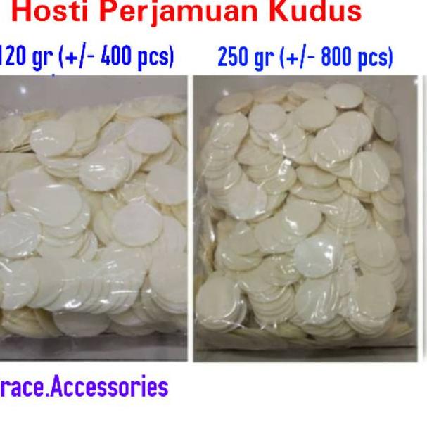 

[PRODUK VHQYE] Hosti roti perjamuan kudus gereja rohani kristen katolik stok baru 7EV
