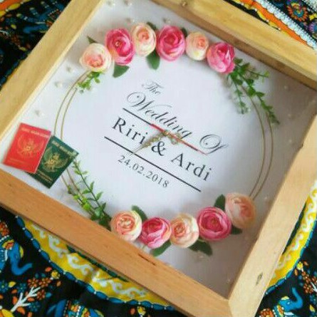 mahar pernikahan rustic jam