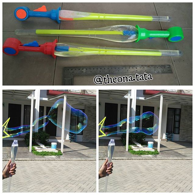 Mainan Pistol Gelembung Udara/Bubble Gun JUMBO