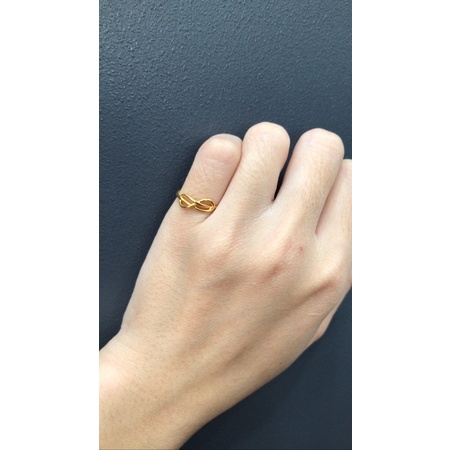 cincin infinity emas asli 375/8k
