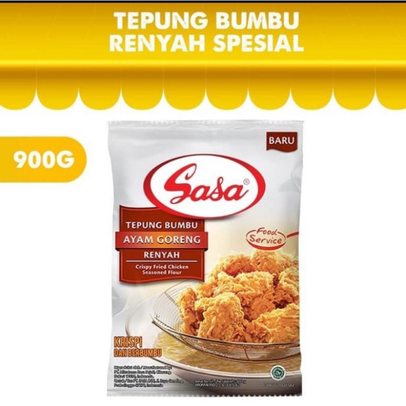 

Tepung bumbu ayam goreng renyah 900gm