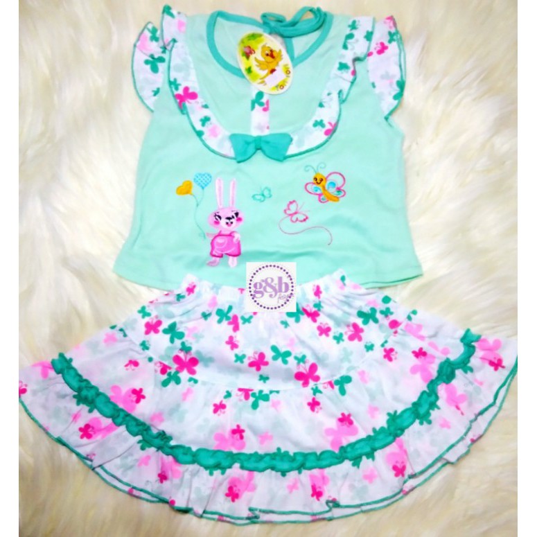 Gaun Bayi (+/-) Uk 0-8 Bulan / Dress Baby Murah Baju Bayi