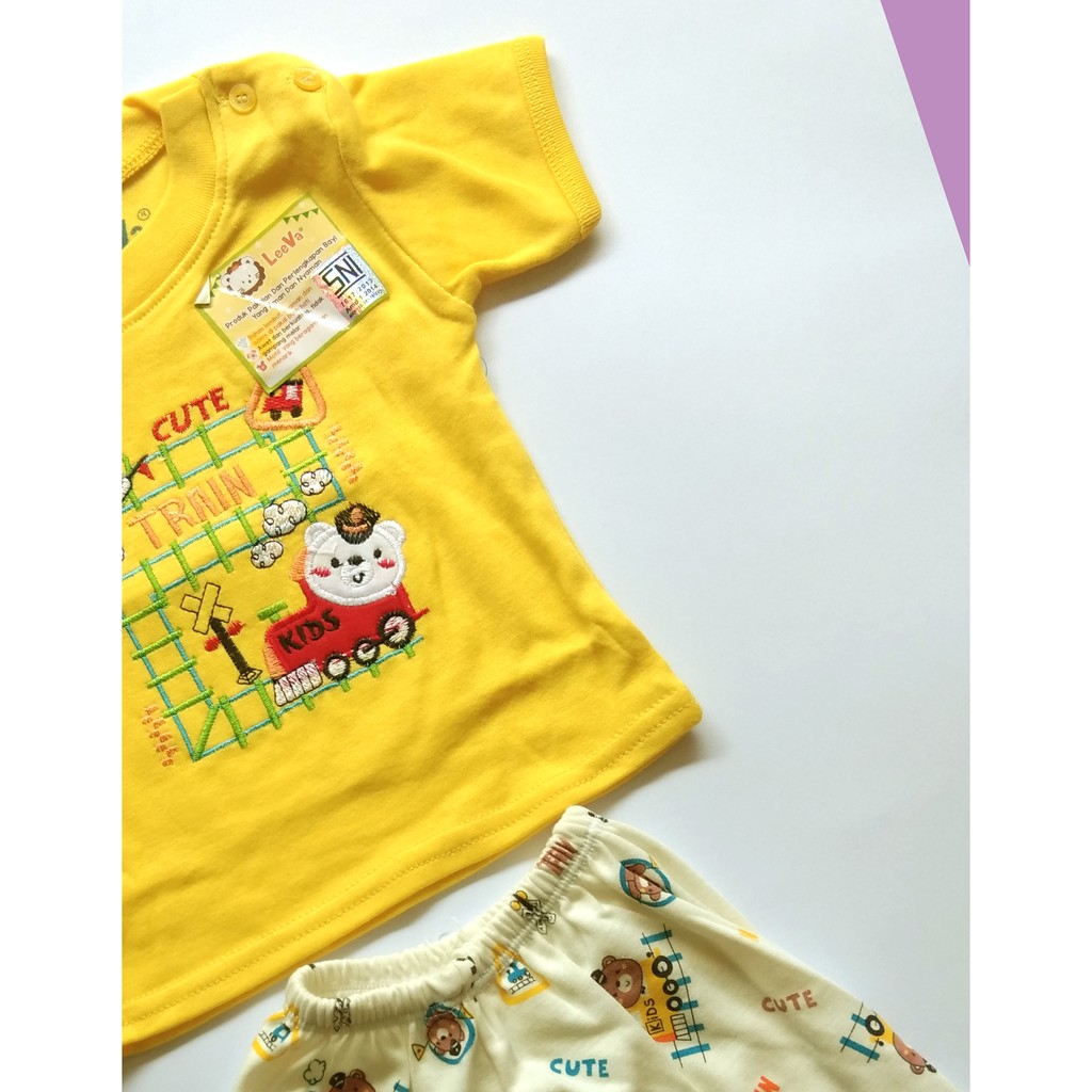 Baju Bayi Laki laki 0-3 Tahun Leeva BBO02