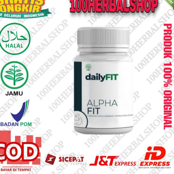 Dailyfit Alphafit 30 Kapsul Testoterone Booster Testobooster