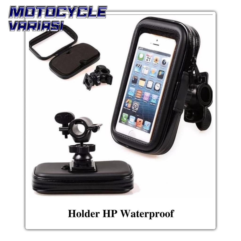 Holder hp sepeda waterproof anti air 6,3 inci