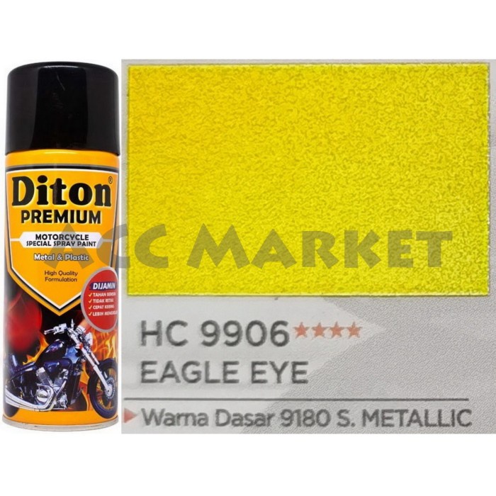 Pilox Diton Premium Pilok Pylox Harley Kuning Eagle Eye 9906