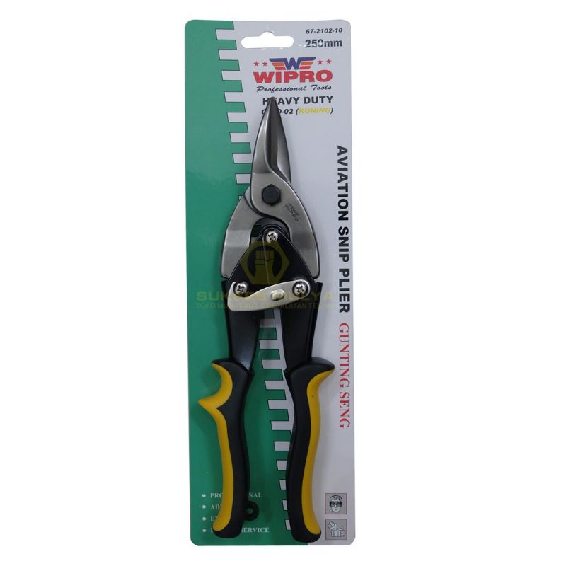 

WIPRO Gunting Baja Ringan Lurus 10" / Gunting Seng Gunting Holo
