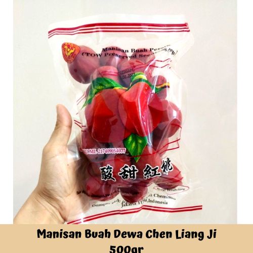 

Manisan Buah Persik Merah Chen Liang Ji / Manisan Buah Dewa 500gr