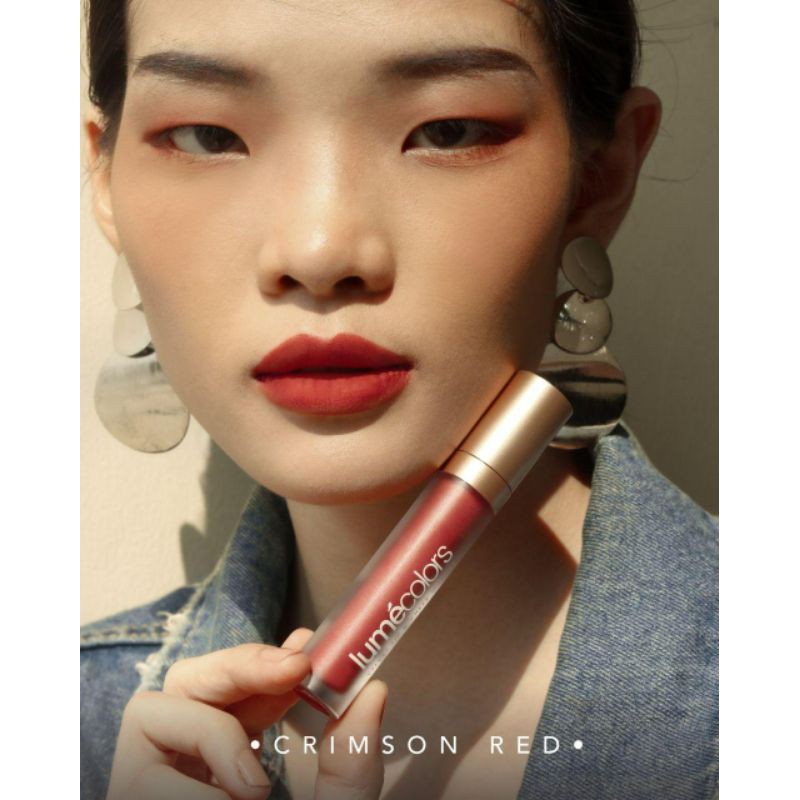 Lumecolors CRIMSON RED VELVET LIP &amp; CHEEK MOUSSE 3 IN 1 by CHRISTINA LIE BPOM HALAL lipstick