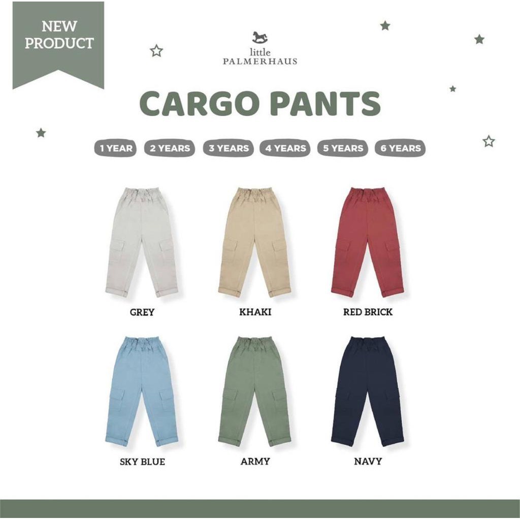 Celana Panjang Anak Cargo Little Palmerhaus Pants 1 - 6 Tahun