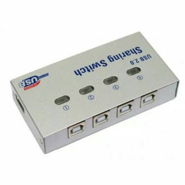 Auto Switch Printer USB 4-Port USB 2.0 Sharing Switch 4-Port