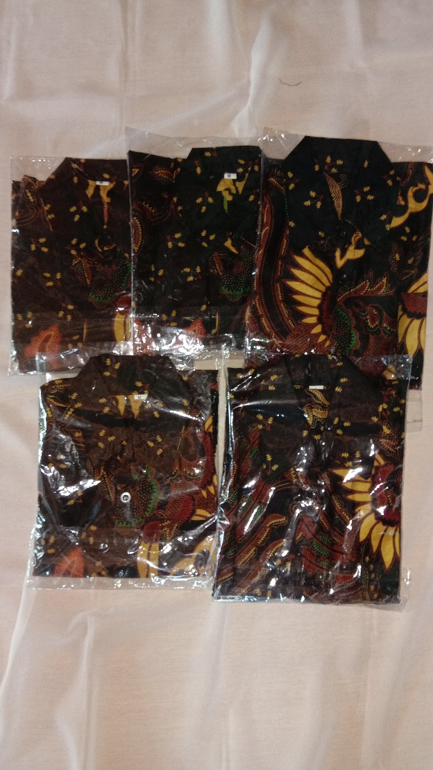 Batik Couple Keluarga Sania Ruffle Ori Ndoro Jowi Dnt Kupu Kuning
