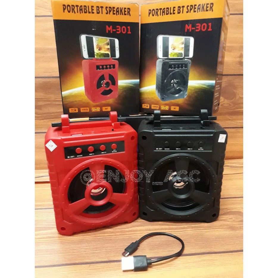 Speaker Bluetooth Mini M-301/Speaker BT Portable Termurah