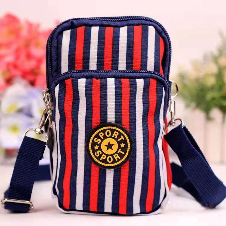 Tas Selempang Mini Wanita Dompet Waterproof Nylon Sling Bag J108