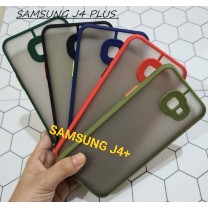 case/ silikon terbaru aero type hp samsung j4 plus/ j4 prem my choice dove