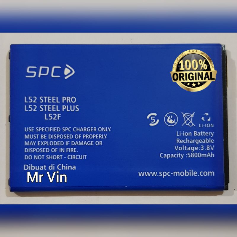 Baterai Batre SPC L52 STEEL PRO L52 Steel Plus L52f Original Baterai Spc Double Power