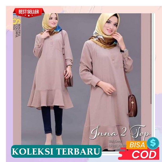 Terlaris Yy-Tunik Amanda - Tunik Terbaru 2021- Tunik Kekinian-Tunik Wanita Murah- Tunik Remaja- Tuni