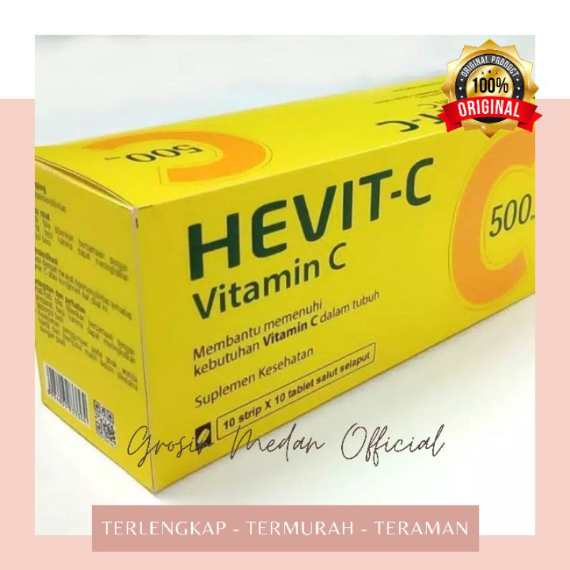 HEVIT C 500 MG VITAMIN C DAYA TAHAN TUBUH