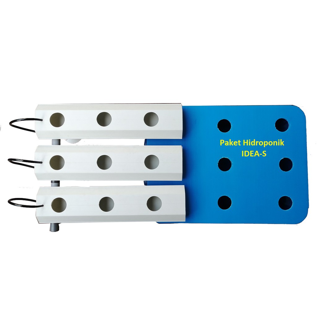 Paket instalasi Hidroponik 2in1 Sistem NFT & WICK 15 lubang - Berkebun di Rumah