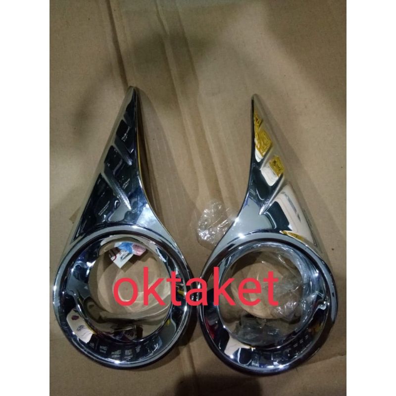 Cover foglamp new Agya 2017/ foglamp cover chrome