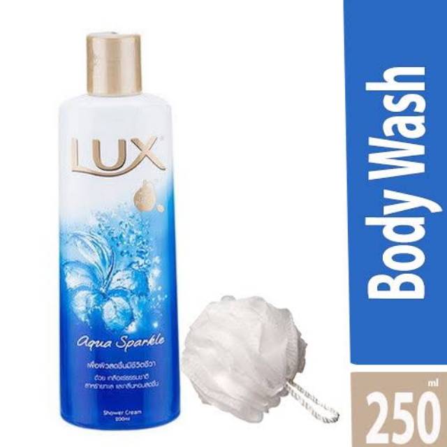 Sabun cair lux botol aqua sparkle 250 ml
