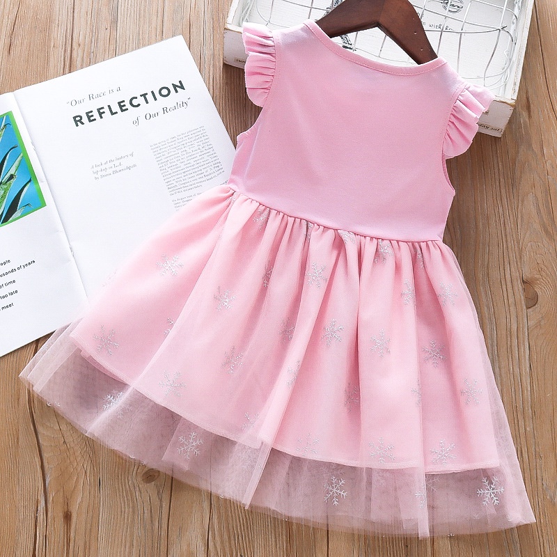 [meandboss] SALE DR126, 0-3Tahun Dress Bayi Anak Newborn Perempuan Fashion Korea Frozen Lover