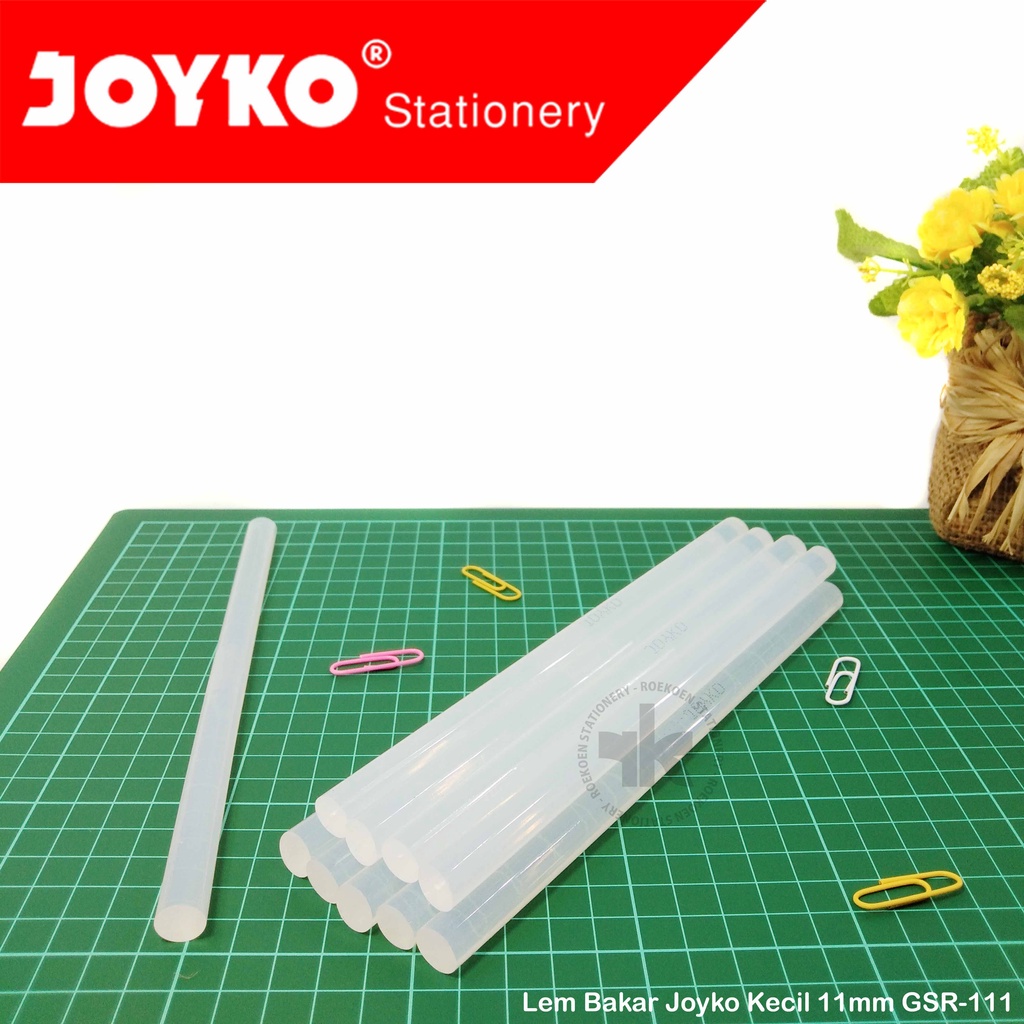

Joyko Lem Bakar Besar 11mm x 20cm Glue Stick Refill GSR-111 Bening