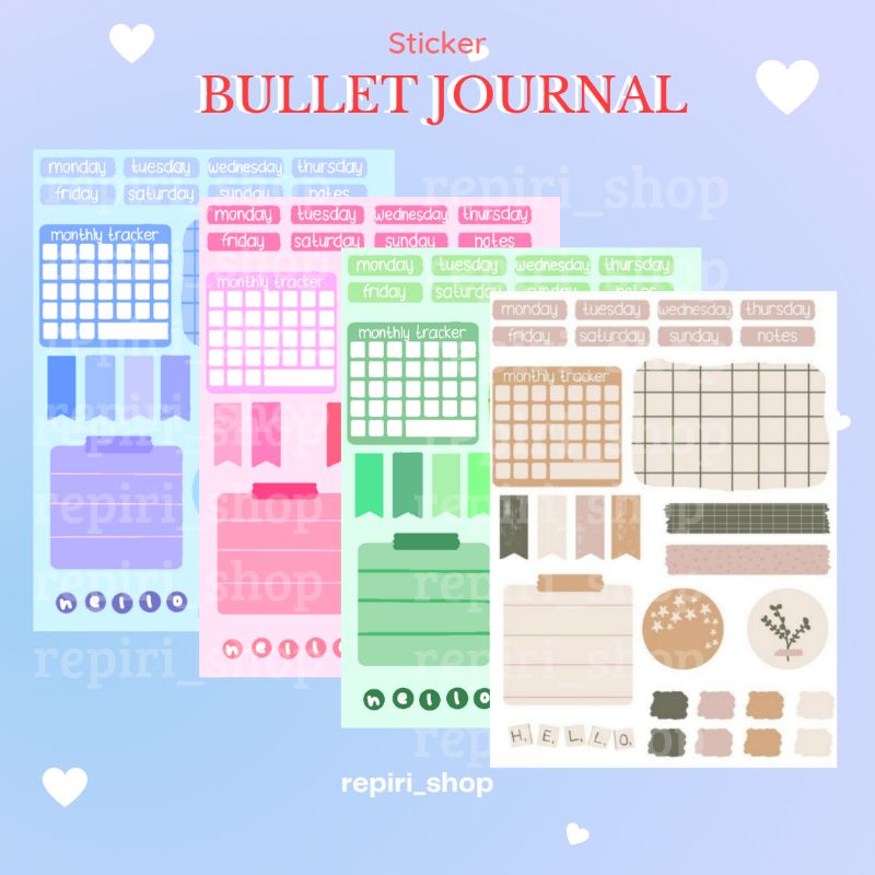 

BUJO KIT STICKER | STICKER BUJO KIT