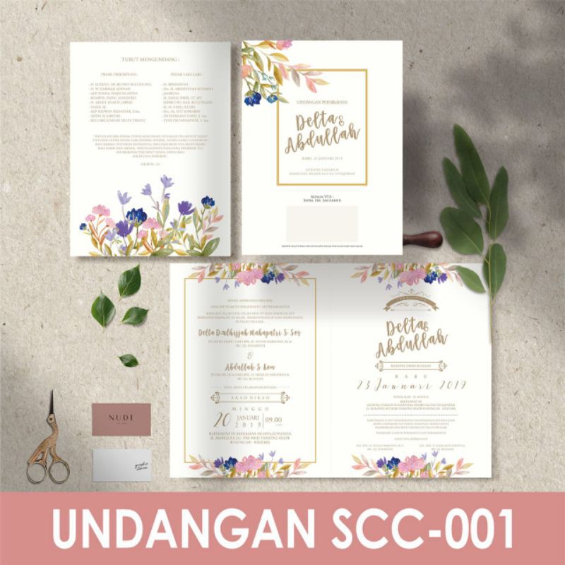 

SCC 001 Blangko Undangan Kosongan Griya Blanko + file setting corel