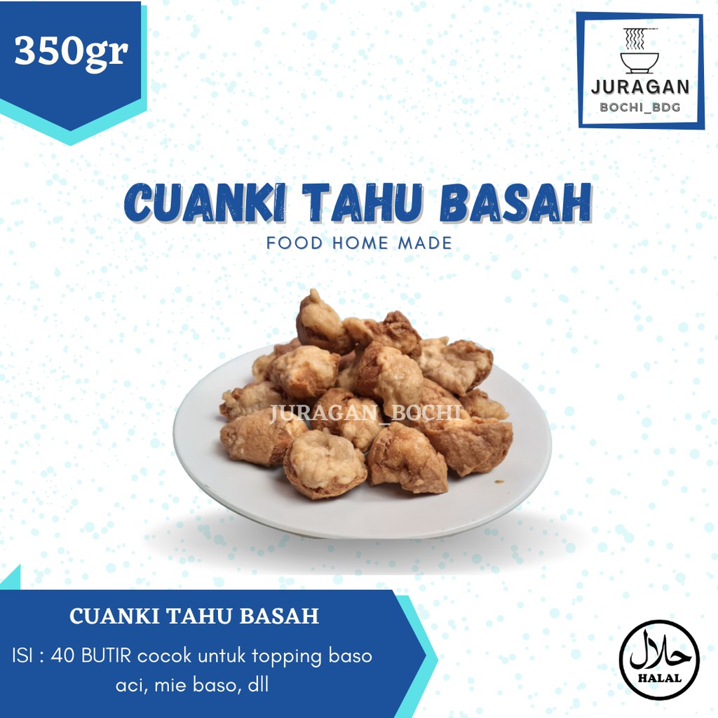 

CUANKI TAHU BATAGOR BASAH ISI 40PCS