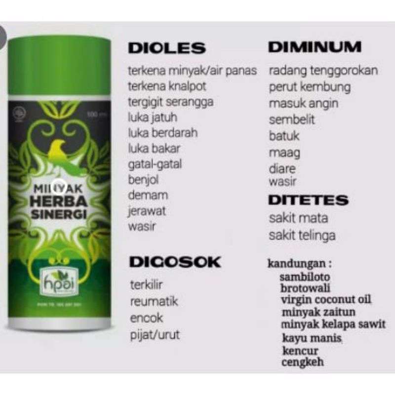 Minyak Herba Sinergi HNI