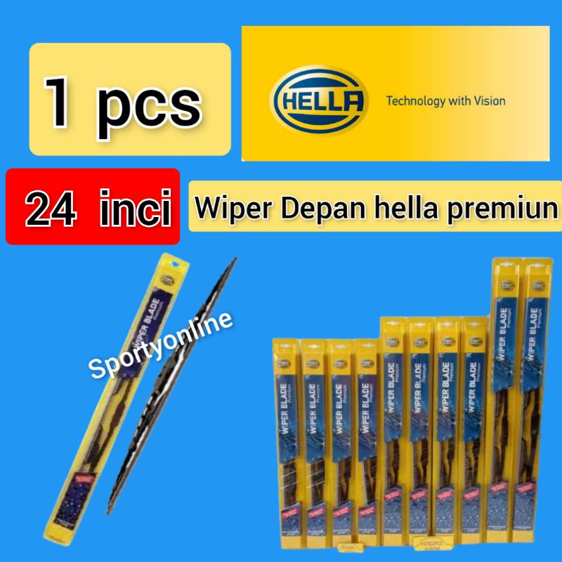 Wiper hella ukuran 24 inci