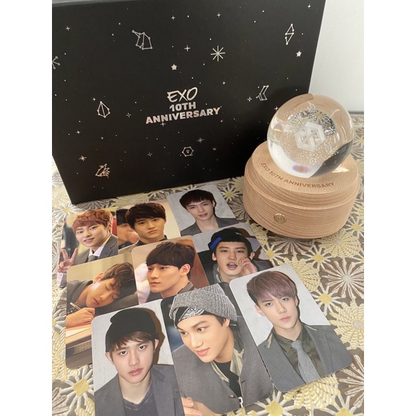 EXO 10th Anniversary Orgel Lamp PC Photocard