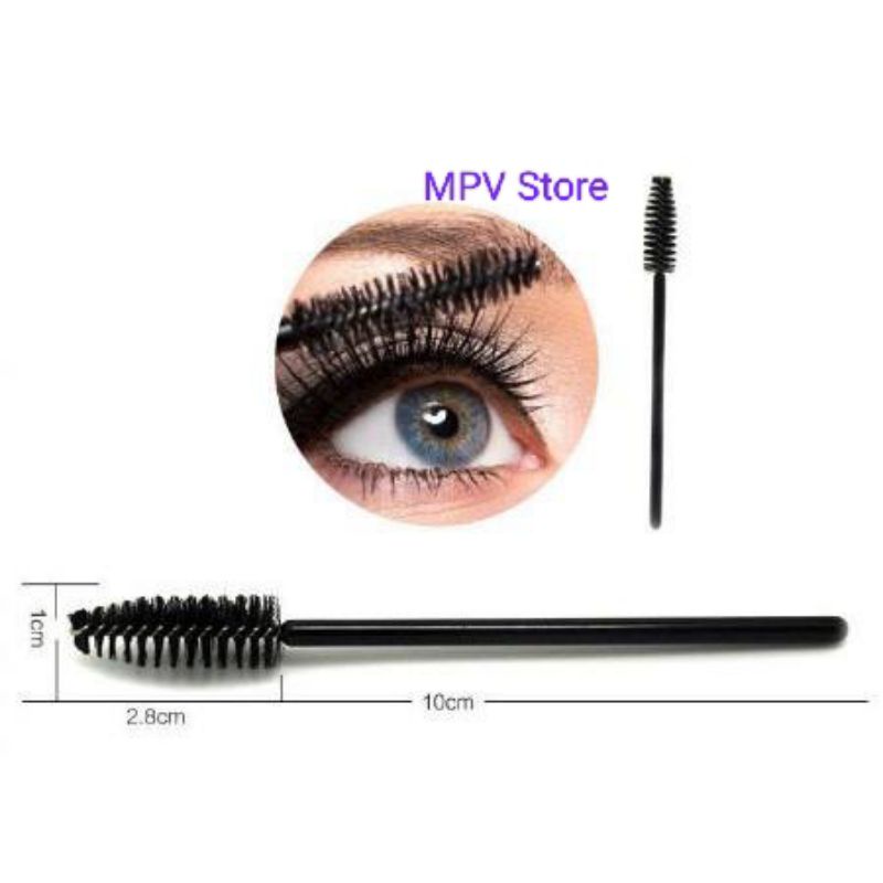 Sisir Kuas Mascara Spoolie Brush Mascara Wand Sikat Eyelash Extention