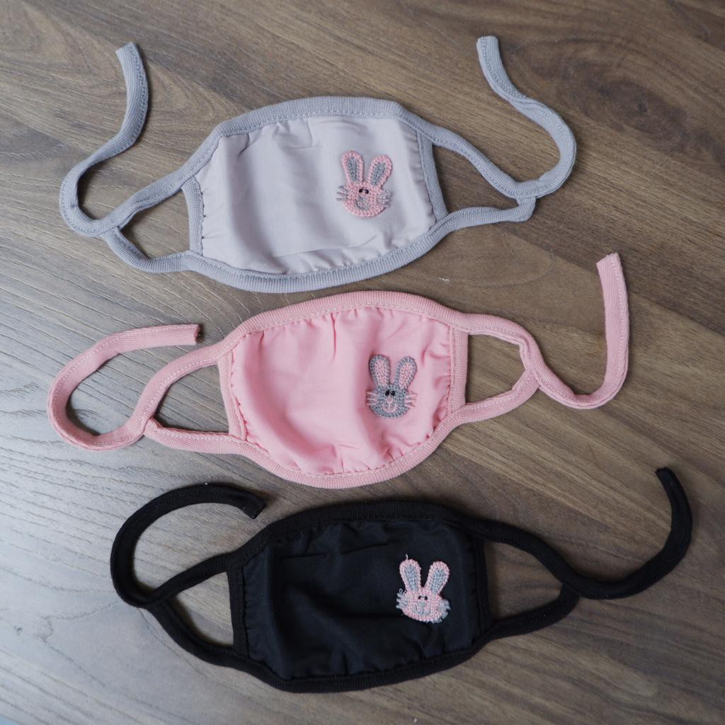 Masker Kain non Medis Anak - Anak Motif Kelinci