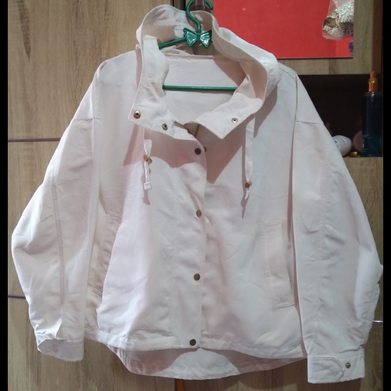 Jaket Wanita Oversize Bahan Katun by GU (Uniqlo)